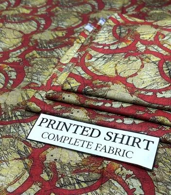 2 Pcs Women's Unstitched Shamray Printed Suit