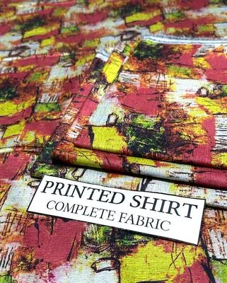 2 Pcs Women's Unstitched Shamray Printed Suit