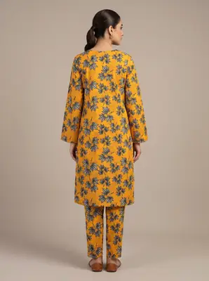 2 Pcs Women's Unstitched Printed Suit thumbnail 2