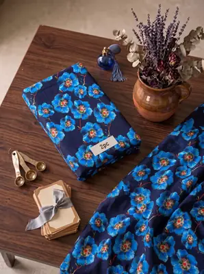 2 Pcs Women's Unstitched Printed Suit