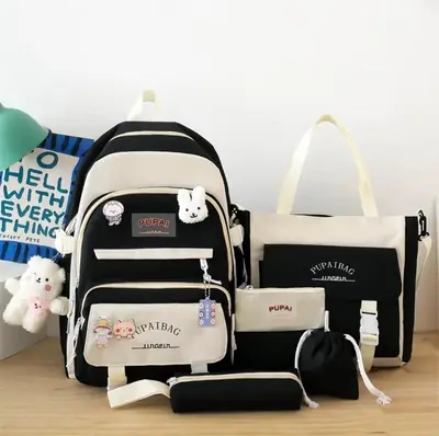 5 pcs bagset Multipurpose Backpack Set thumbnail 3