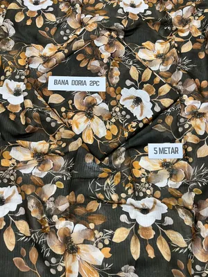 2 Pcs Women's Unstitched Digital Print Suit thumbnail 2