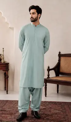 Men’s Unstitched Wash And Wear Plain Suit