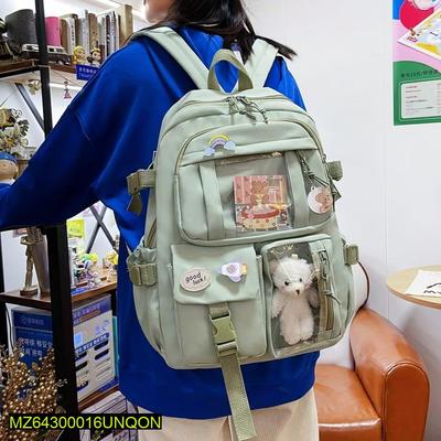 Girl's Nylon Casual Backpack thumbnail 1
