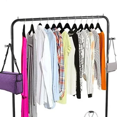 Black Powder Coated Iron Suit Hanger 60x48 for Home & Boutique thumbnail 4