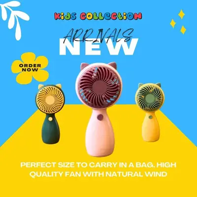 Rechargeable Multi-purpose Pocket Mini Fan