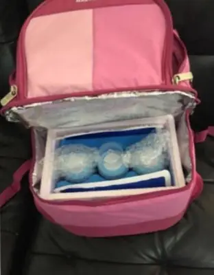 High-Grade Waterproof Mother Bag Multifunctional Large Capacity Double Zipper Full Open Mother & Baby Backpack Diaper Bag thumbnail 3