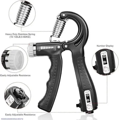 Countable Hand Gripper Adjustable Resistance Black thumbnail 6