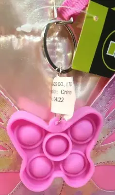 Girls Plain Butterfly Bag Primary Class College Party & Picnic Bag for Girls High Quality with Free Keychain thumbnail 7
