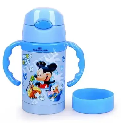 DSNY Minnie Mouse 2 in 1 Metal Water Bottle thumbnail 2