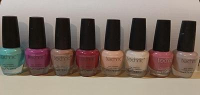 Technic Nail Polish Pack of 8 Shades for Pakistani Women thumbnail 2
