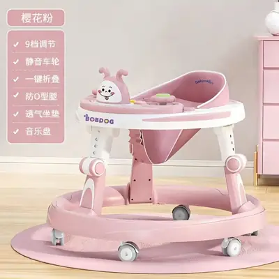 Baby Walker Round Shape SS Frame Breathable seat Korea Made With Lights and Music  thumbnail 2