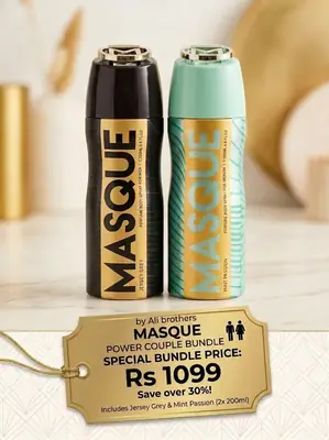 Armaf Masque Mint Passion Perfume Body Spray 200ML thumbnail 2