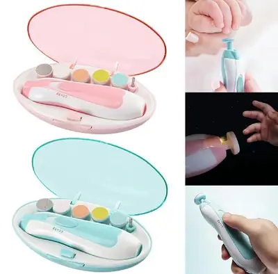 Baby Nail Clippers Safe Electric Baby Nail Trimmer, Baby Nail File Kit Born thumbnail 6