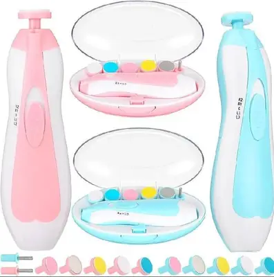 Baby Nail Clippers Safe Electric Baby Nail Trimmer, Baby Nail File Kit Born thumbnail 7