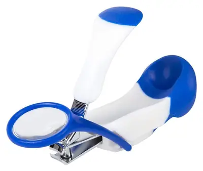 Baby Nail Clipper with magnifying glass CHICCO Kids Nail Cutter Pink / Green thumbnail 7