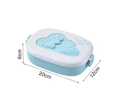 RXEZI Bento Box Cute Lunch Box For Compartments Lunchbox School Outdoor Camping Picnic Food Container Portable thumbnail 2