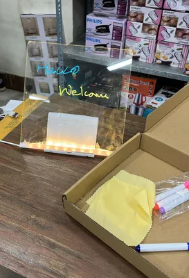 Acrylic Lcd Writing Tablet/Acrylic LED Writing Board with Glow & Neon Effects thumbnail 2