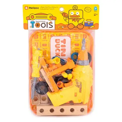 Electric Toy Drill Toy Set for Kids – Battery Operated Pretend Play Tool Kit thumbnail 5