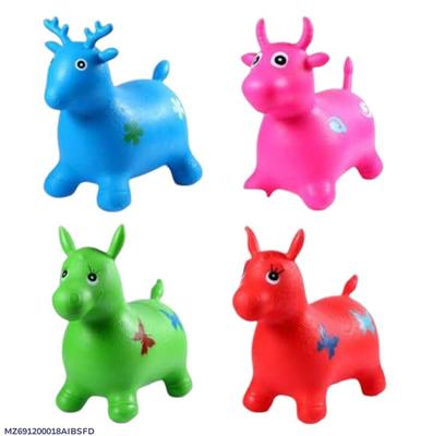 Kids Air Horse Toy Blue Pink Green Red 1-10 Years thumbnail 3