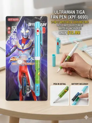 kids Fan Pen, Fan Ballpen With Battery Imported Made 