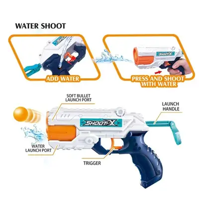 Magic 2-in-1 Water & Shooting Toy Gun  thumbnail 3