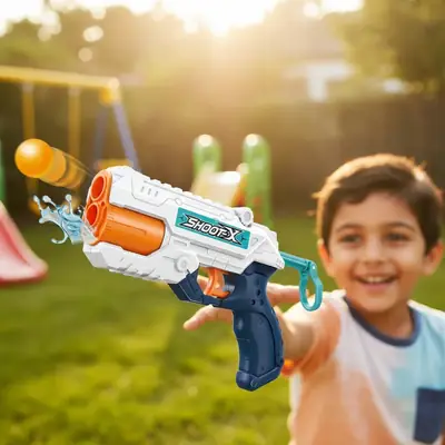 Magic 2-in-1 Water & Shooting Toy Gun  thumbnail 6