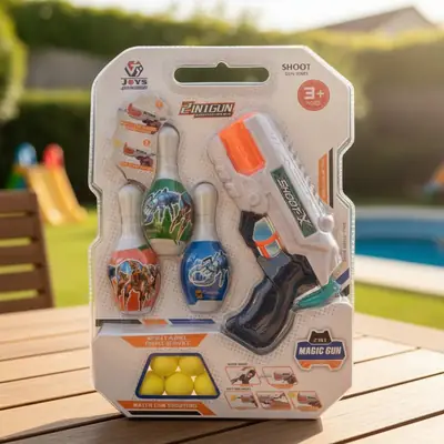 Magic 2-in-1 Water & Shooting Toy Gun  thumbnail 8