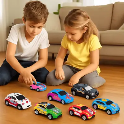 Pull Back Die-Cast Cars Set 6 Pcs thumbnail 5