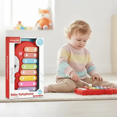 Cute Animal Baby Xylophone Musical Toy for Kids Cute Animal Xylophone Musical Toy for Kids ? thumbnail 2