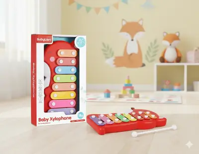 Cute Animal Baby Xylophone Musical Toy for Kids Cute Animal Xylophone Musical Toy for Kids ? thumbnail 3