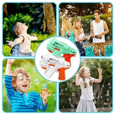 Automatic Bubble Machine Gun with Lights & Music thumbnail 4