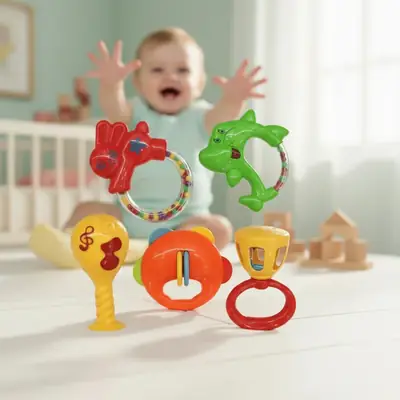 Baby Concert Rattles Play Toy Set  thumbnail 2
