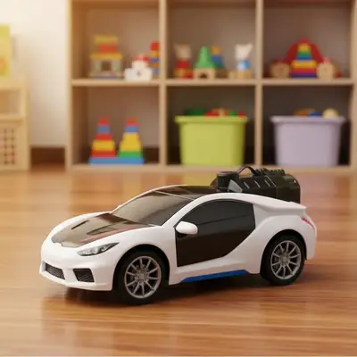 Rechargeable RC Famous Car with 3D Lights & Spray thumbnail 2