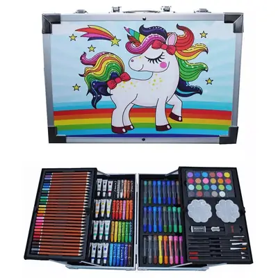 145-Piece Kids Coloring, Drawing & Painting Art Kit – Creative Gift Set for Kids