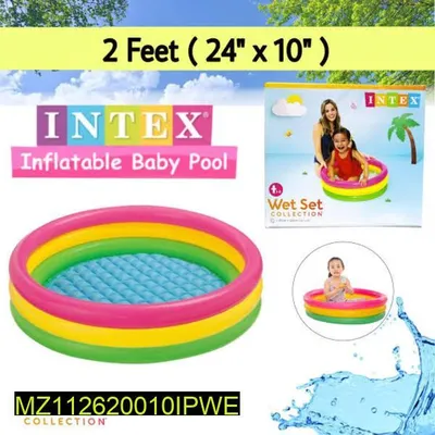Rainbow Inflatable Pool for Kids Balcony Play thumbnail 3