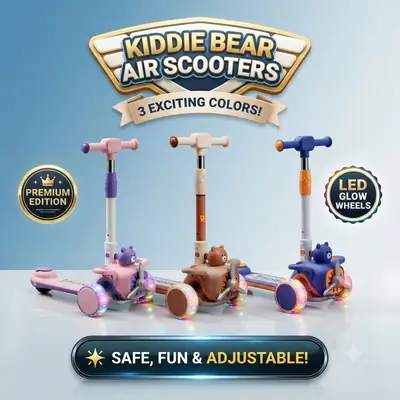 Happy Airplane Scooter Adjustable Scooter for Kids Scooty With Light Sound