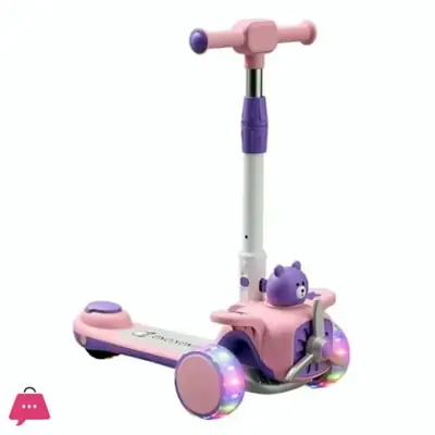 Happy Airplane Scooter Adjustable Scooter for Kids Scooty With Light Sound thumbnail 3