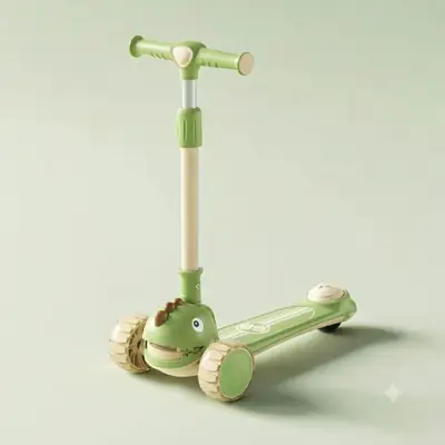 Dinosaur Adventurer: Premium 3-Wheel Children’s Kick Scooter