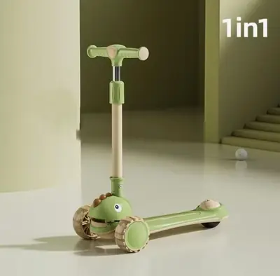 Dinosaur Adventurer: Premium 3-Wheel Children’s Kick Scooter thumbnail 3
