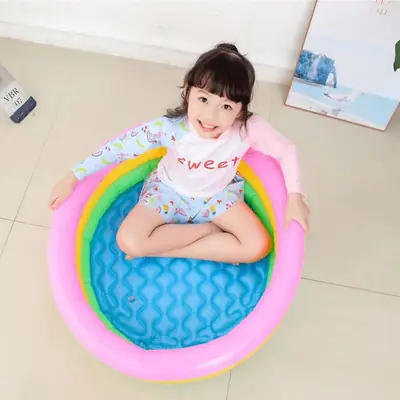 3 FT - Intex Rainbow Swimming Pool For Kids thumbnail 3