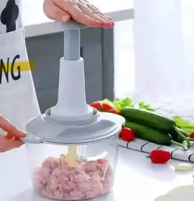 Manual Hand Chopper 2L ABS Plastic Kitchen Tool thumbnail 5
