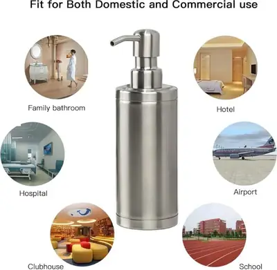 Soap Dispenser/ Sink Soap Dispenser For kitchen Stainless Steel 