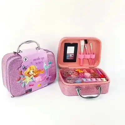 2 in 1 Unicorn Kids Makeup Kit Bag thumbnail 2