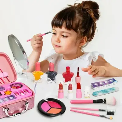2 in 1 Unicorn Kids Makeup Kit Bag thumbnail 3
