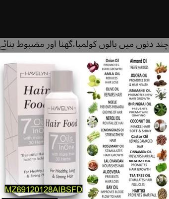 Hair Food Oil 200ml for Healthy Long Hair Pakistan thumbnail 3