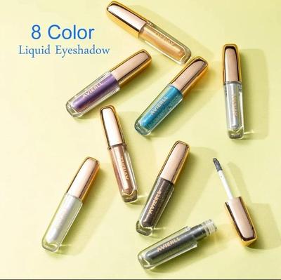 8-Piece Liquid Glitter Eyeshadow Set for Pakistani Brides & Partygoers thumbnail 5