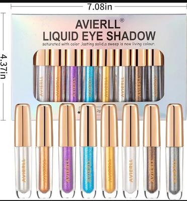 8-Piece Liquid Glitter Eyeshadow Set for Pakistani Brides & Partygoers thumbnail 6