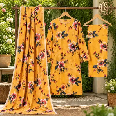 Olleza Women Khaddar - 3pcs - OSK08
