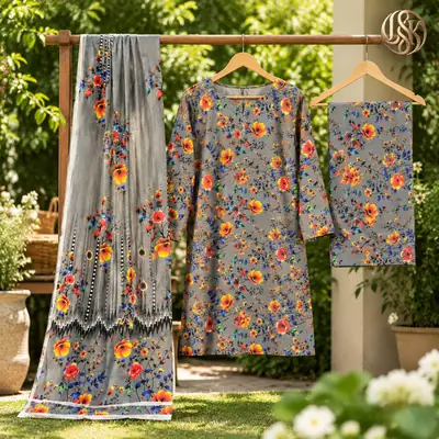 Olleza Women Khaddar - 3pcs - OSK11